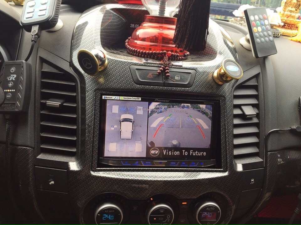 Camera 360º oris lắp trên xe Ford Ranger