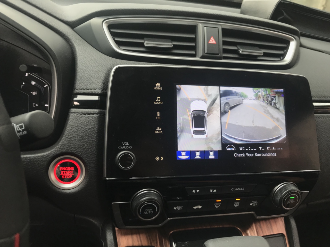 Camera 360 Oris lắp trên xe Honda CRV 2018
