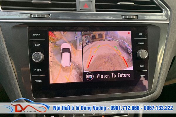 Camera 360 cho xe Volkswagen Tiguan Allspace 2019