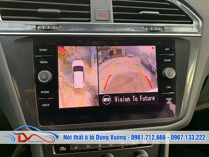 Camera 360 cho xe Volkswagen Tiguan Allspace 2019