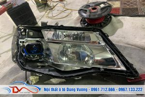 Độ đèn tăng sáng KiA Morning Van 2015