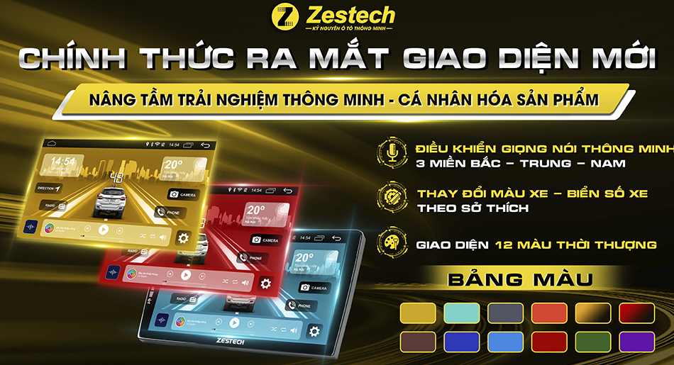 Màn hình Android Zestech ZT22 chính thức ra mắt