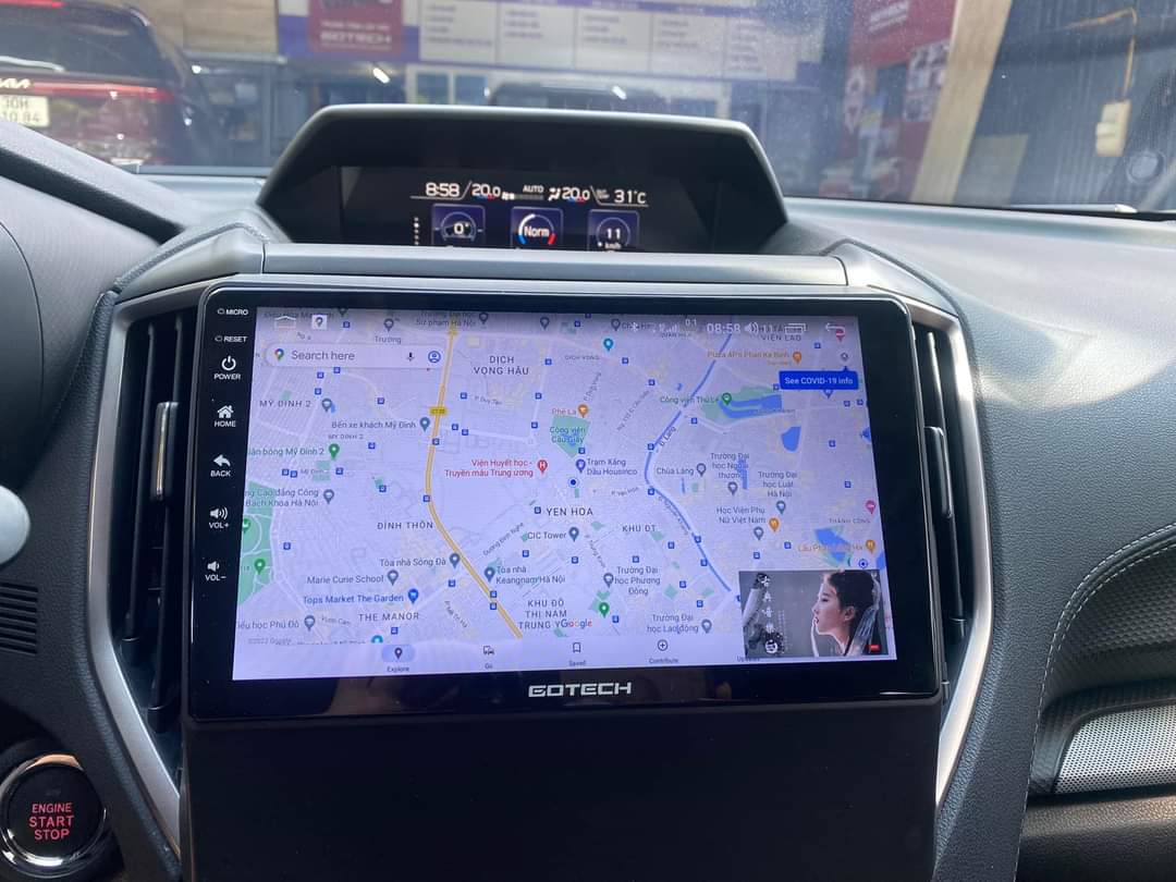 Hình ảnh màn hình android Subaru Forester 2022