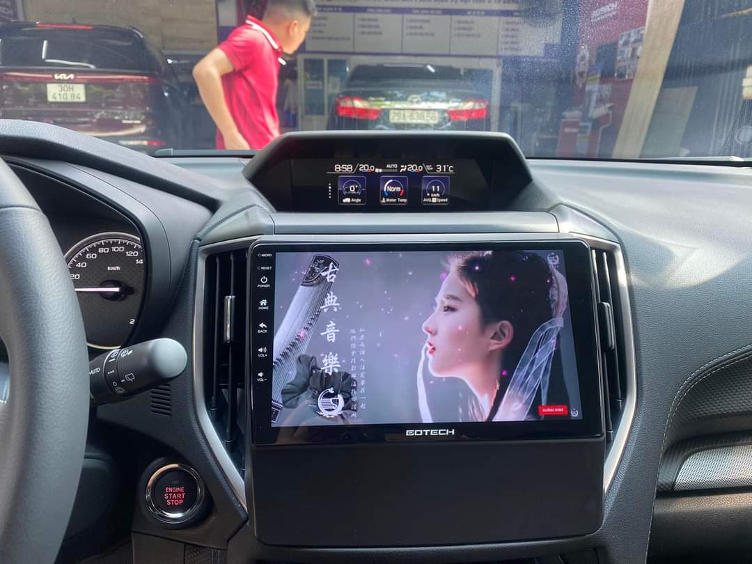 Hình ảnh màn hình android xe Subaru Forester 2022