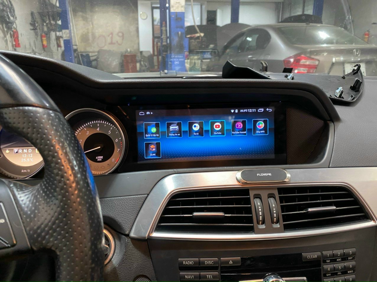 Lợi ích khi nâng cấp màn hình android xe Mercedes C từ 2010