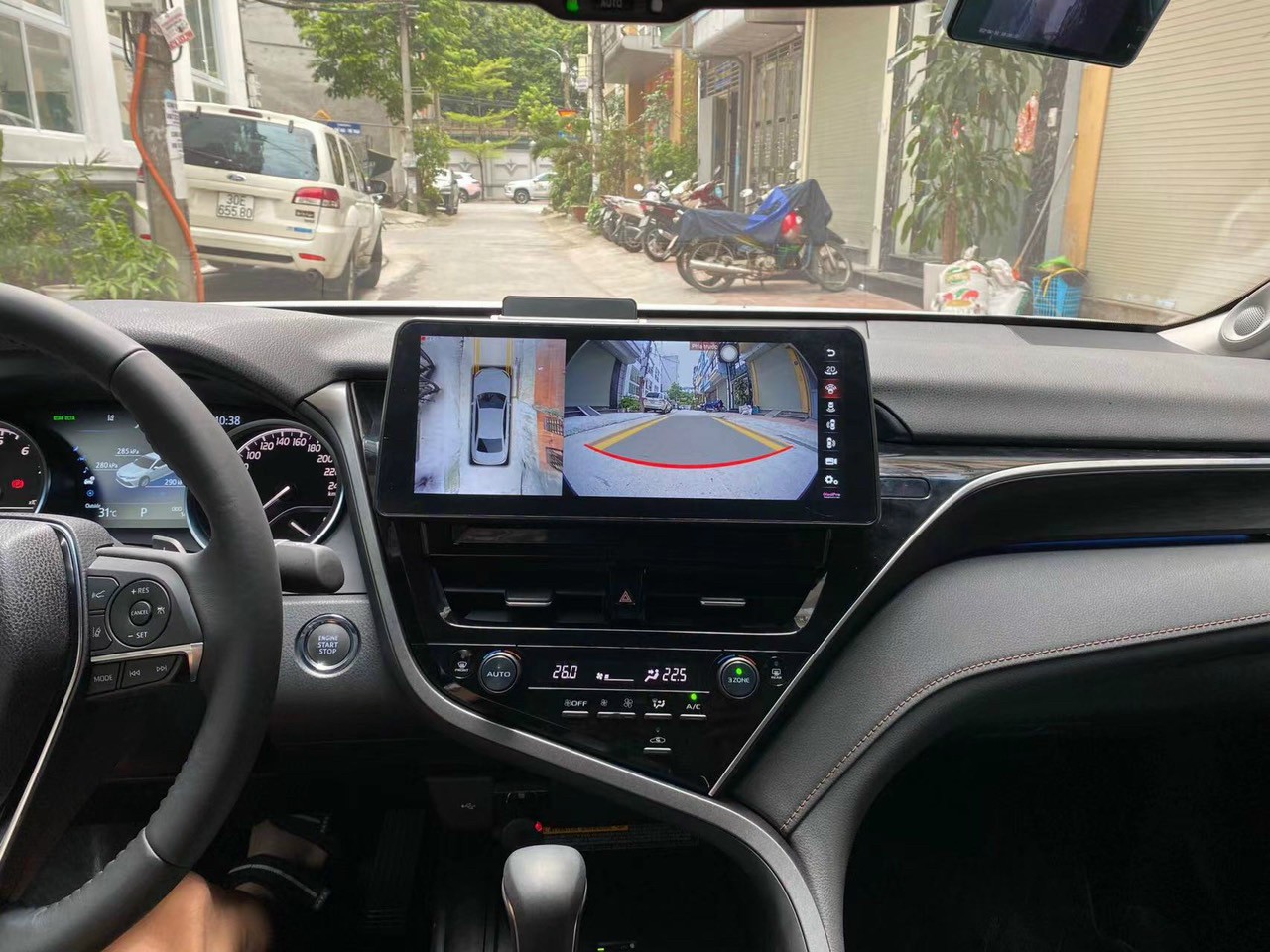 nâng cấp màn hình liền camera 360 Toyota Camry 2022