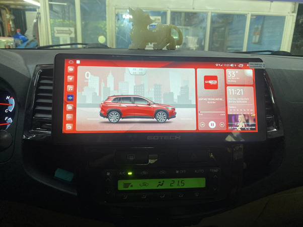 Nâng cấp màn hình android 12.3 inch xe Fortuner 2008 - 2015