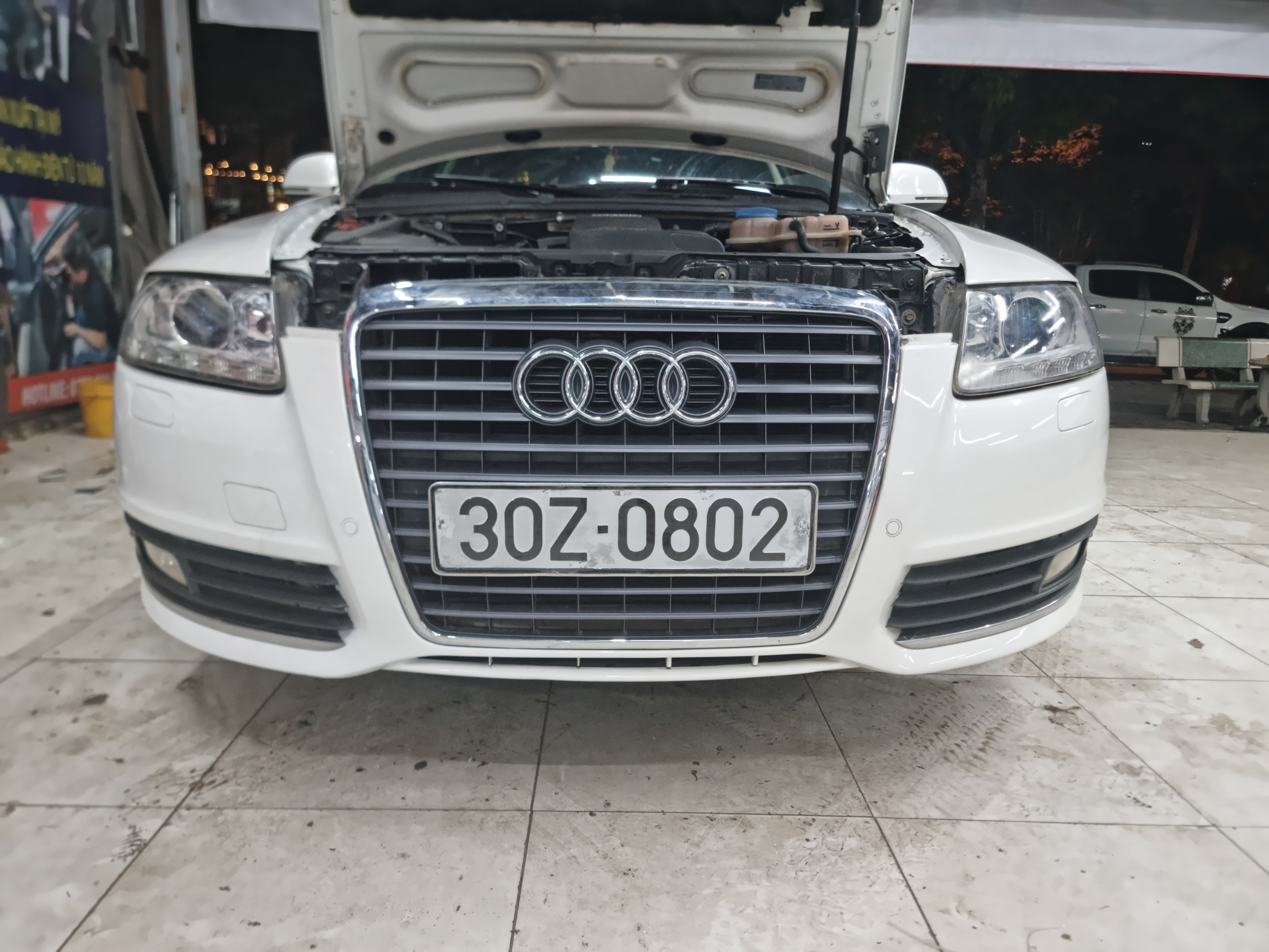 Nâng cấp đèn tăng sáng cho Audi A6 - Cải thiện Tầm Nhìn - Văn Minh - An Toàn