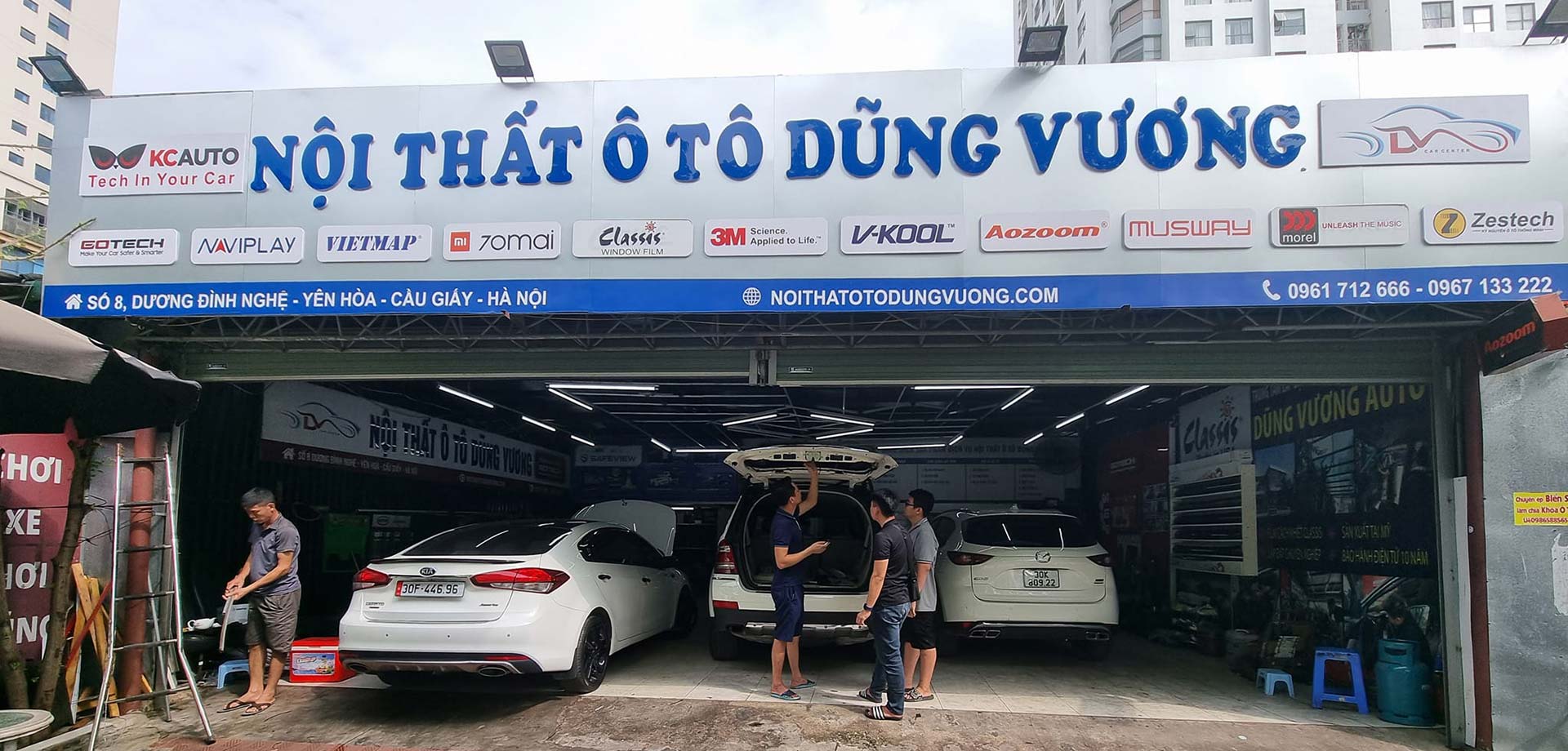 Nội thất Ô tô Dũng Vương - Độ đèn Ô tô uy tín tại Hà Nội